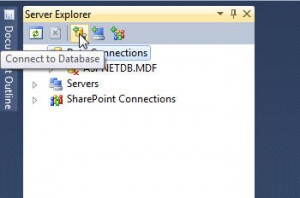 Visual Studio 2010 - Server Explorer window
