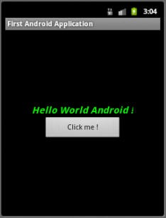 Example of simple Android Application